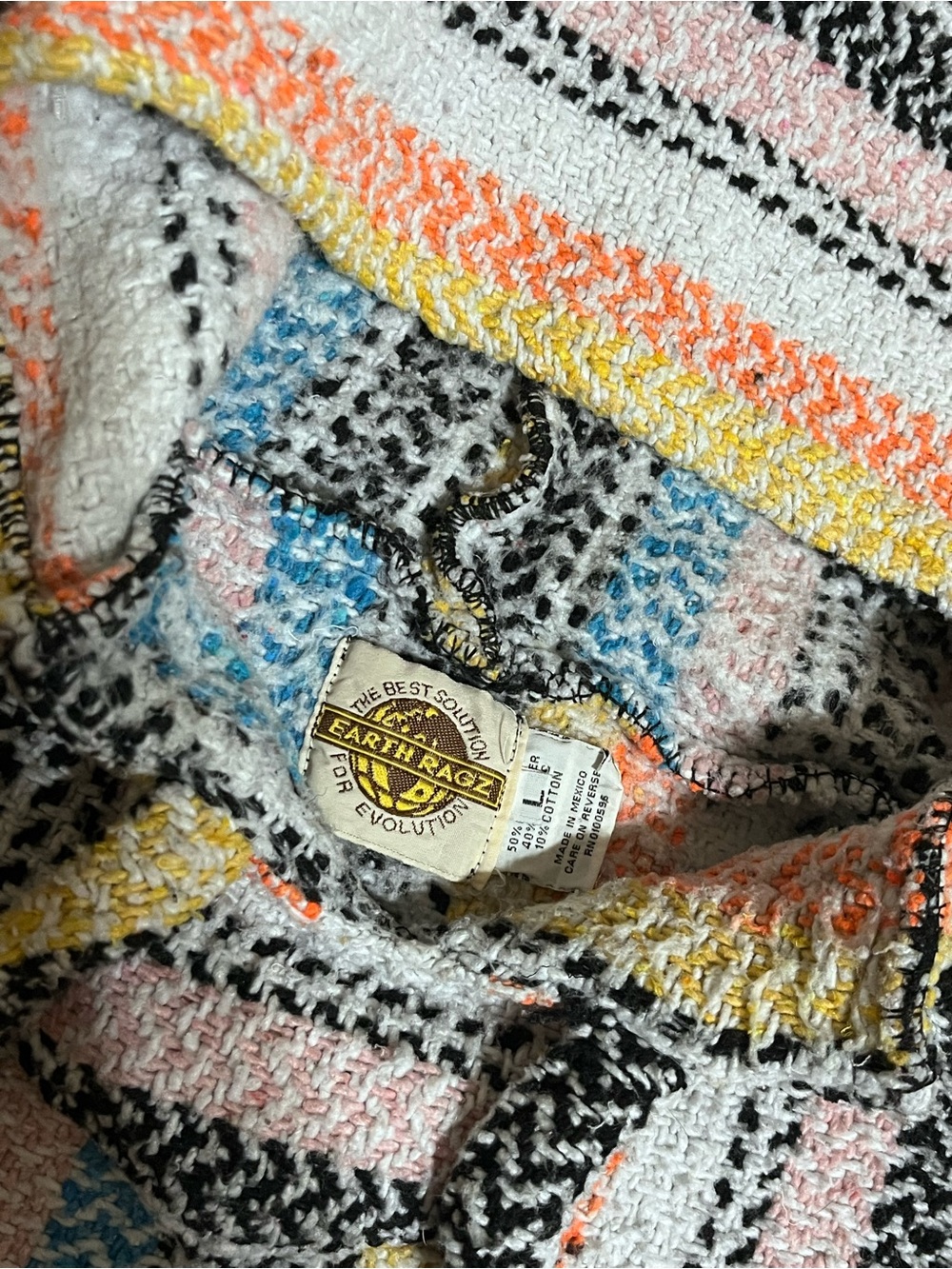Earth Ragz Multicolor Striped Baja Hoodie